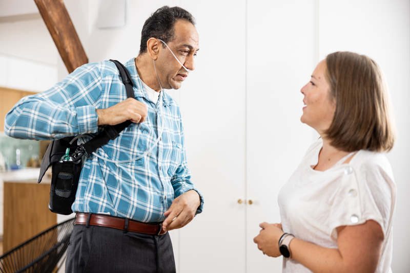 Oxygen therapy in ederly patients - therapy initiation (male) 11
