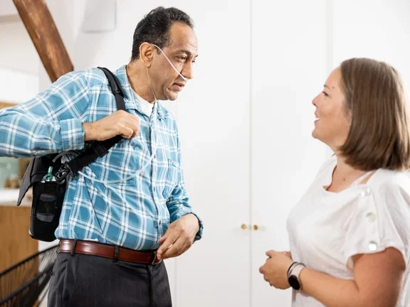 Oxygen therapy in ederly patients - therapy initiation (male) 11