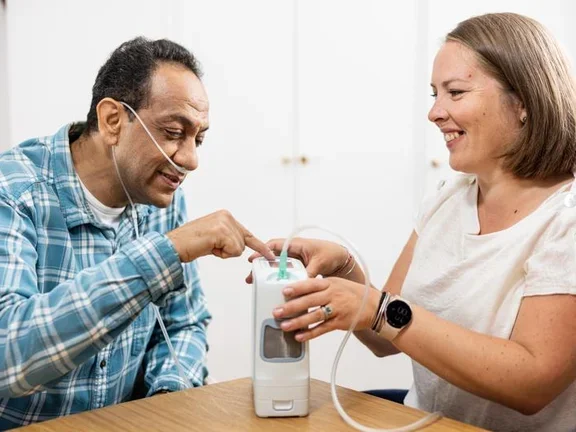 Oxygen therapy in ederly patients - therapy initiation (male) 07