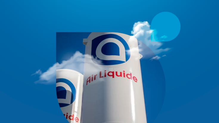 imagem de tanques da Air Liquide