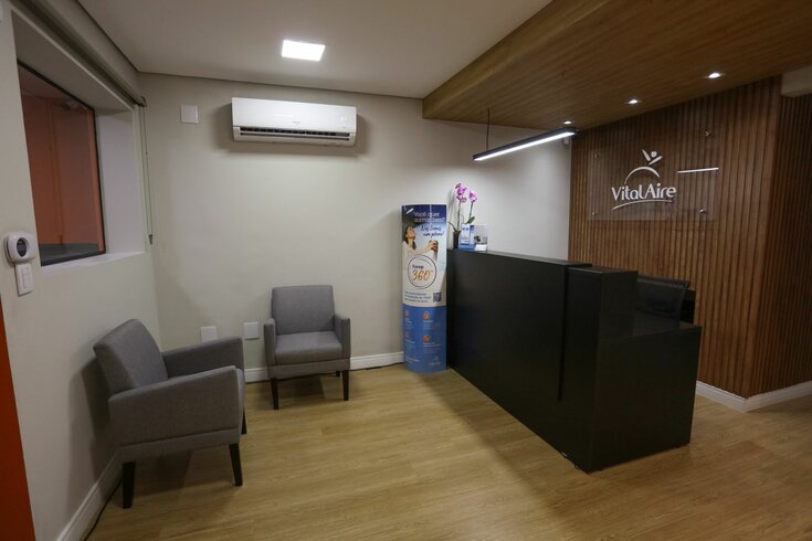 Recepção da VitalAire Clinic: sofisticação e excelência