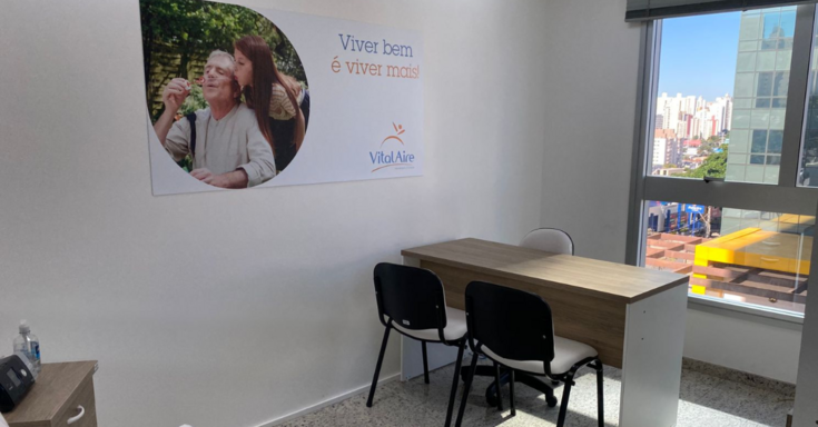 Imagem da sala de atendimento VitalAire Clinic Campinas