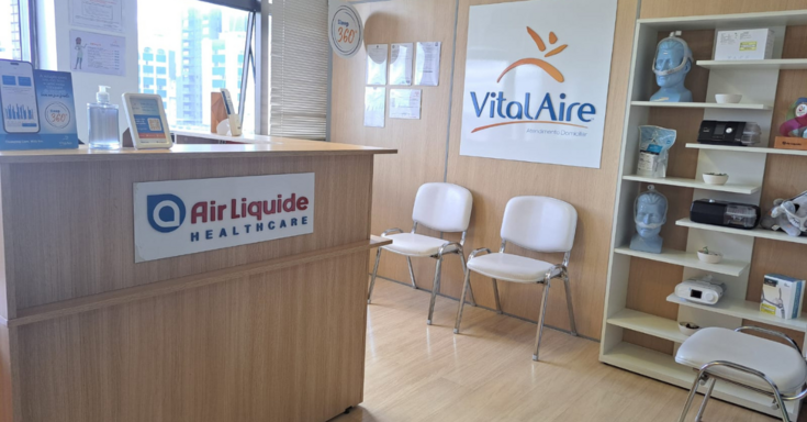 Imagem da Recepção VitalAire Clinic Curitiba