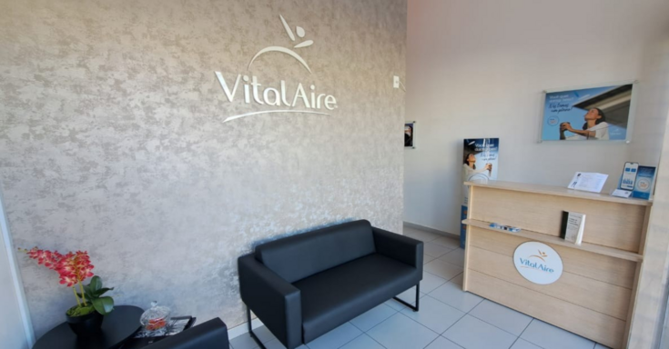 VitalAire Clinic Ribeirão Preto: imagem da recepção