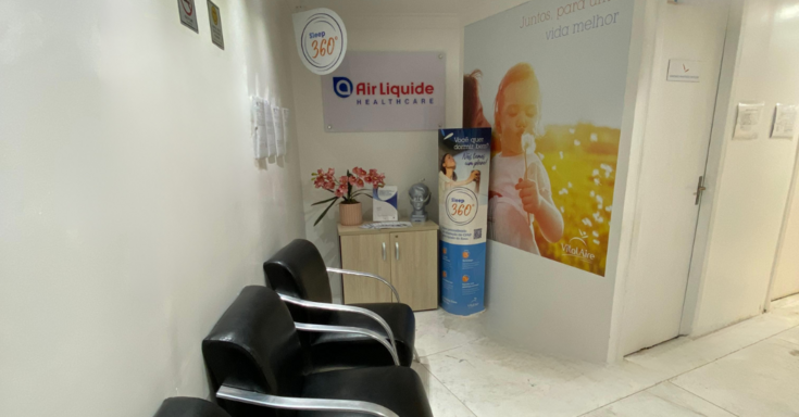 VitalAire Clinic Vitória no Espírito Santo: imagem da sala de espera