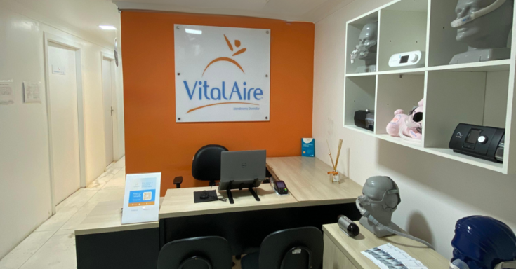 VitalAire Clinic Vitória no Espírito Santo: imagem da recepção