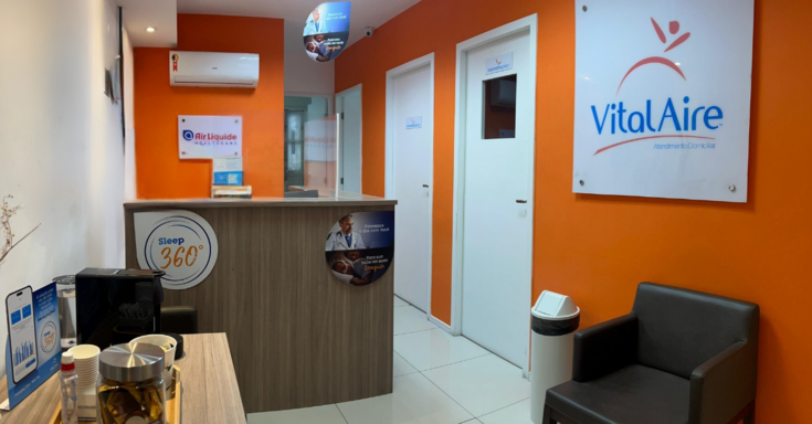 VitalAire Clinic Recife: imagem da recepção