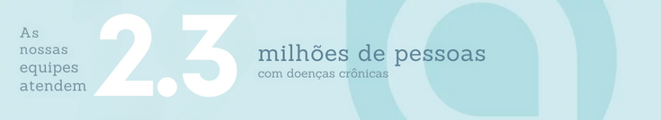 Frase em uma arte 2.3 milhões de pacientes